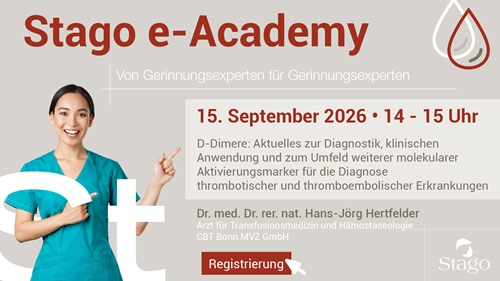Stago e-Academy D-Dimere 15.09.2026