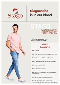 Stago Newsletter erste seite und inhalt - Dezember 2022